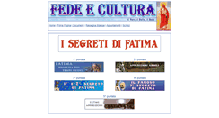 Desktop Screenshot of fedeecultura.it